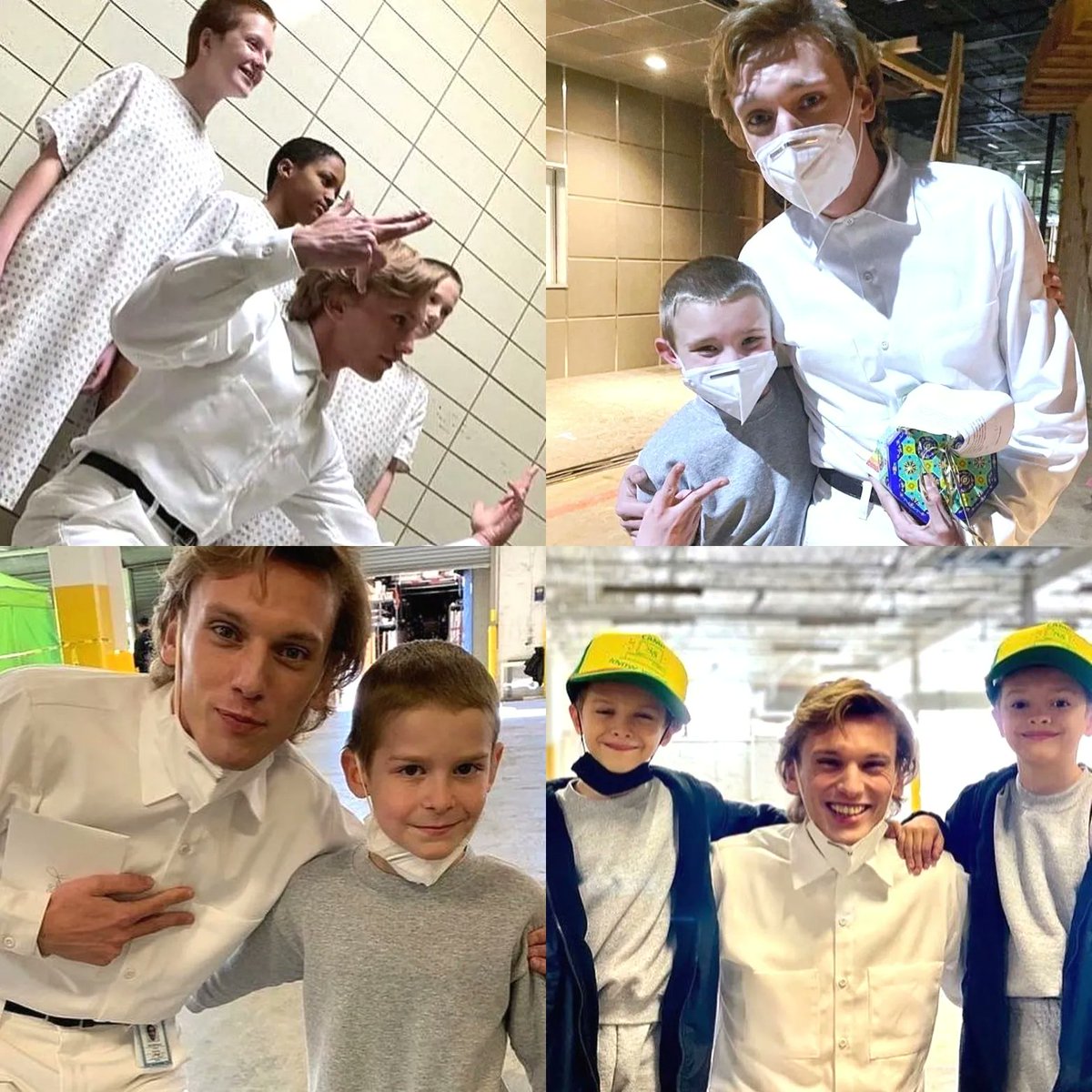 StrangerNews11's tweet image. Jamie Campbell Bower is such a nice guy...❤️📸✨ #StrangerThings4