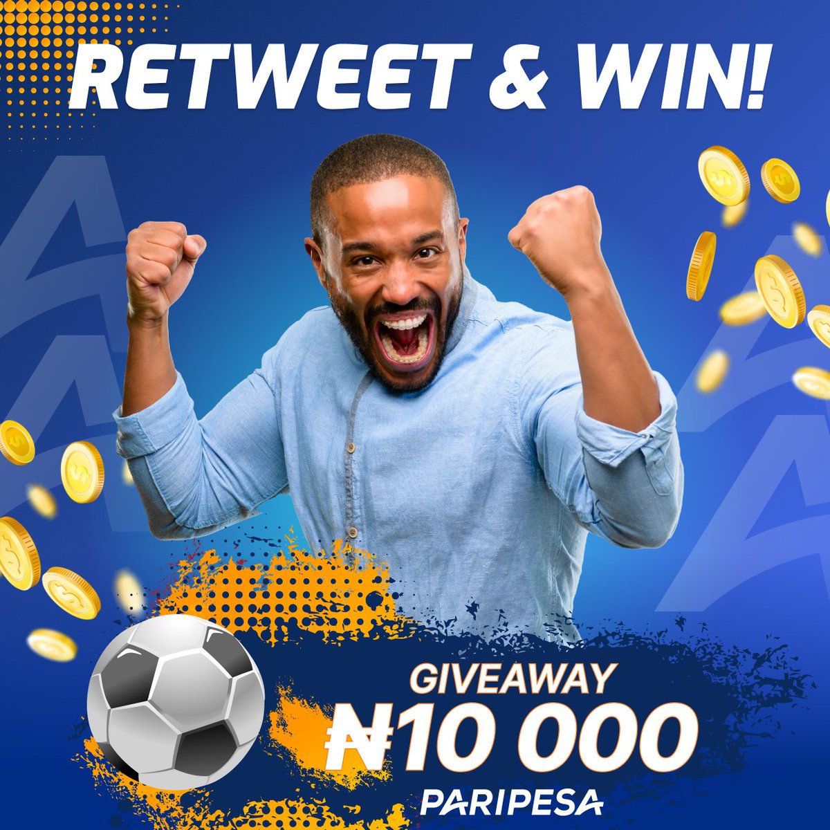PariPesaNigeria's tweet photo. 💸 ANOTHER CHANCE FOR YOU TO WIN!

👇 Follow these easy steps to get ₦1,000:

💚 JOIN Paripesa
➡️ https://t.co/ZOEe22vPSL ⬅️
💚 RETWEET this post
💚 LEAVE your PARIPESA ID in the comments.

💥 Random generator will choose 10 winners! https://t.co/ahUey8vHcu