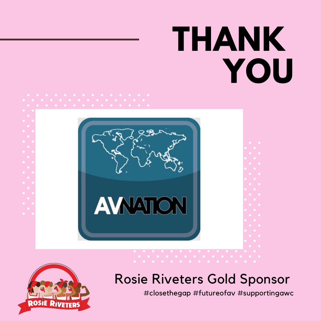 Sending a big THANK-YOU to <a href="/AVNationTV/">AVNation Media</a> for sponsoring our #STEMinitiative with the @ARosieRiveter. Thanks to their corporate sponsorship we're able to fund STEM kits. 

Learn how YOU can help💪 ow.ly/NHFe50J4eGW

#Closethegap #FutureofAV #SupportingAWC #AVIXAWomen
