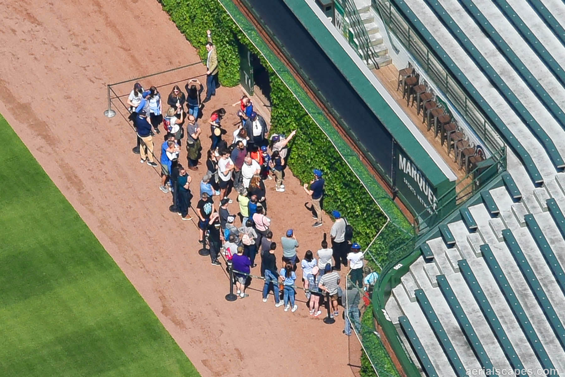 Wrigley Aerials on Twitter: "The ivy on the wall is clearly more