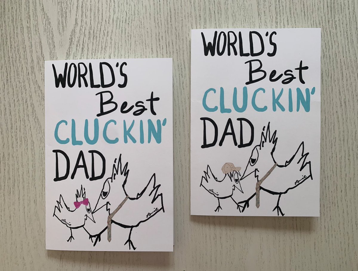 CraftedOnCanvas's tweet photo. The NEW "Clucked Up" Card Collection!

Head over to the shop to grab this special card today and give your dad something that is incredibly unique with a little humor on the side!! 

https://t.co/a1VADlkNzL https://t.co/JiSCDRhYTi