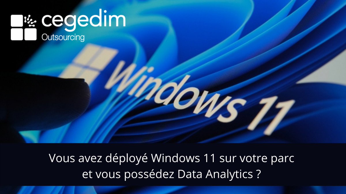 Cegedim_CO's tweet photo. 🚀 ASTUCE BLOG @Cegedim_CO | retrouvez notre astuce EPM – Data Analytics – Afficher le nom Windows 11 dans l’inventaire 👉 https://t.co/a1vcqNfW8n
#Windows11 #Dataanalytics #CoreServer #OS https://t.co/kkQ9JAm1Ga