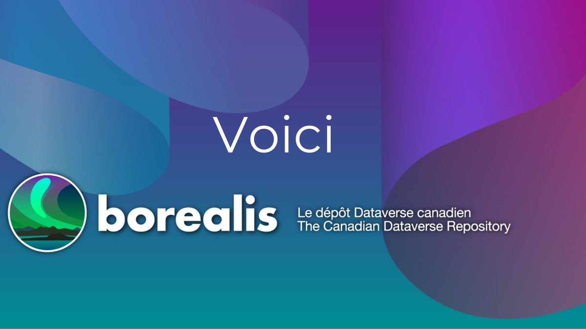 BorealisData's tweet photo. Voici Borealis ! 

Le 23 juin, le Dataverse de Scholars Portal devient Borealis, le dépôt Dataverse canadien. 

Pour un aperçu du nouveau site : https://t.co/c1OHS9iGQm
En savoir plus sur ce changement : https://t.co/egGdwThim8 https://t.co/Cc6eoZVJZk