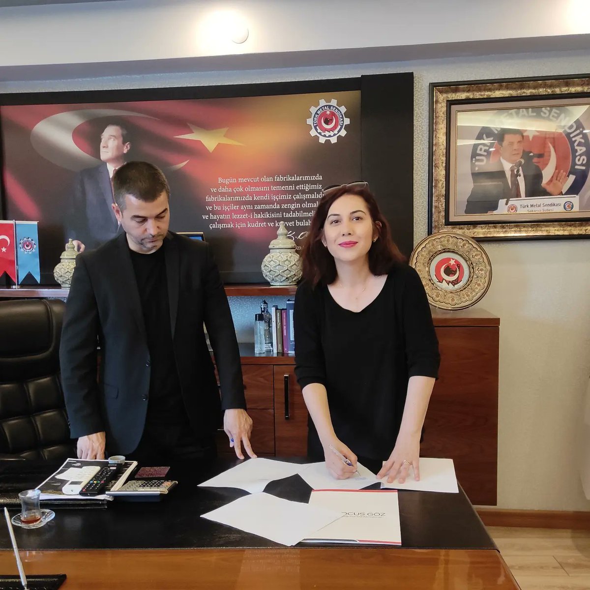 focus_goz_'s tweet photo. Sakarya Türk Metal Sendikası ile Focus Göz arasında sağlık protokolü imzalanmıştır. Üyeler ve 1. derece yakınları yararlanacaktır. @focus_goz_ @TurkMetalSen https://t.co/e0LMwCF8VI