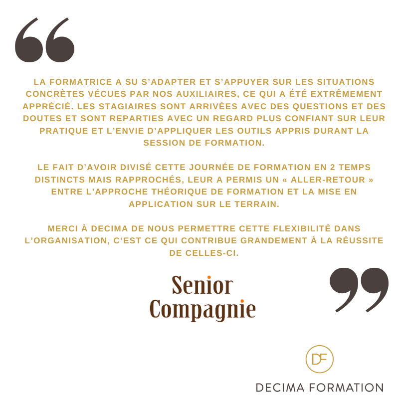 DecimaFormation's tweet photo. Ce genre de retour ... 🥰 https://t.co/b2y5leT0Kt