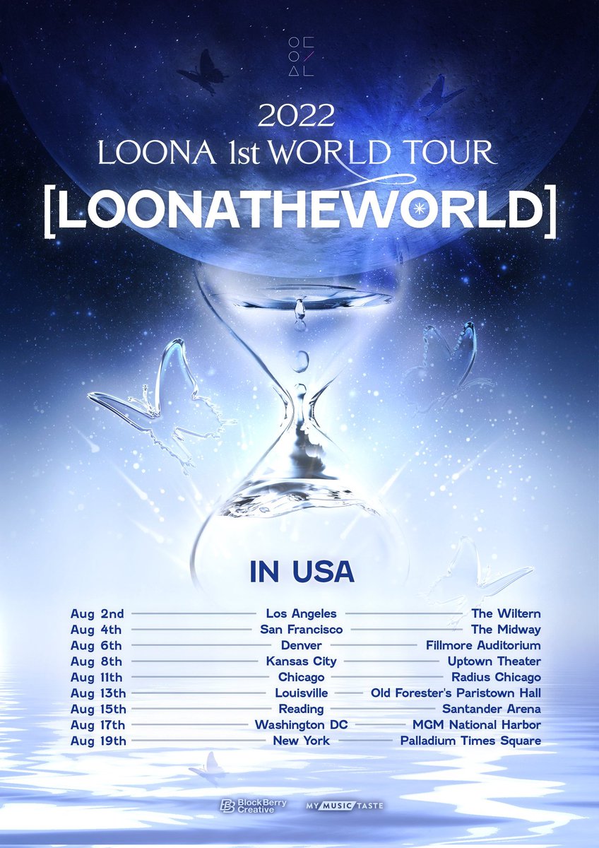 UpdateKGirls's tweet photo. 🚨 QUEENS! LOONA acaba de anunciar sua primeira turnê mundial passando pelos Estados Unidos. https://t.co/YyJMwKv6cp