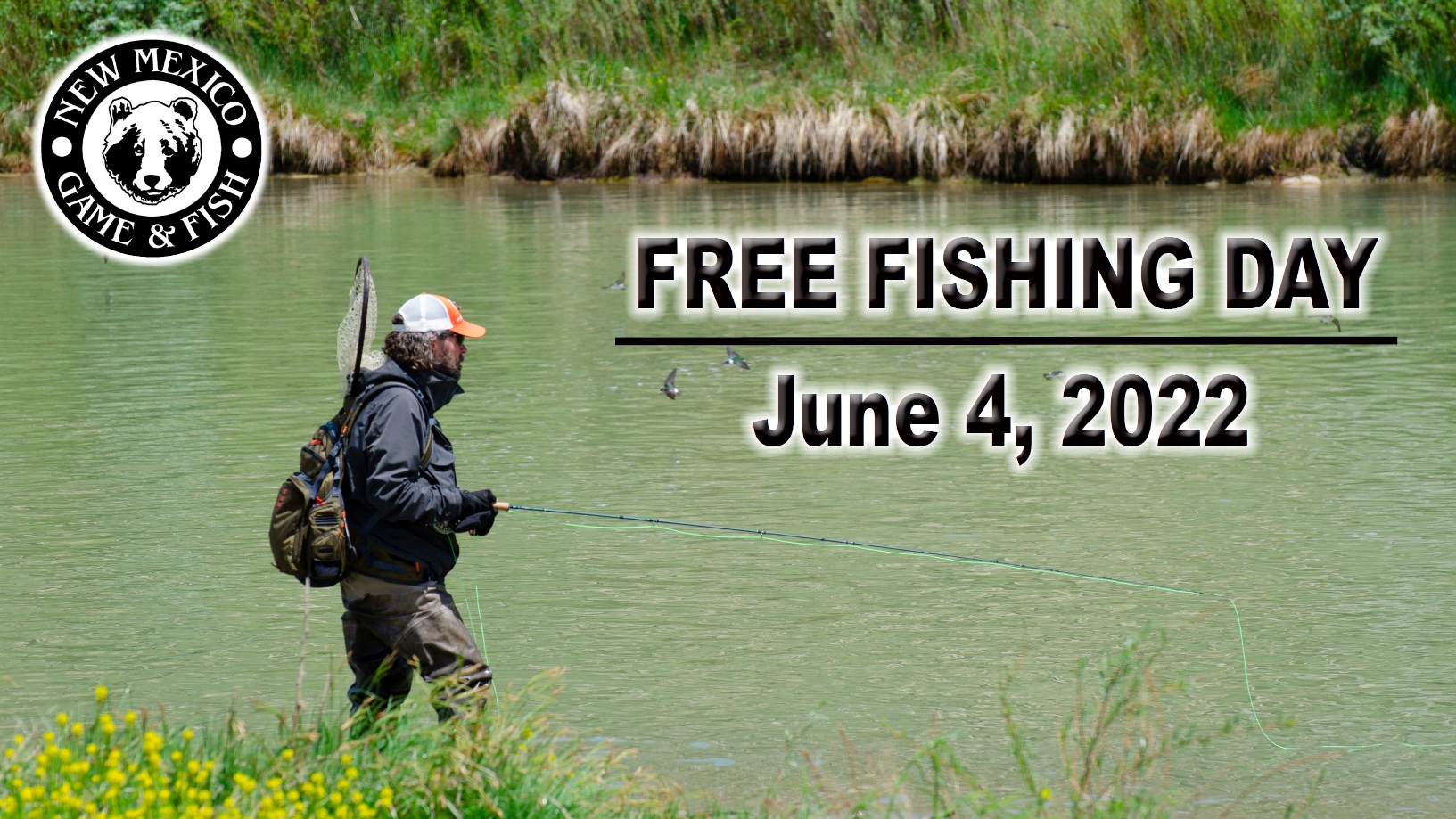 NM Game and Fish on X: Free Fishing Day is Saturday, June 4.    / X