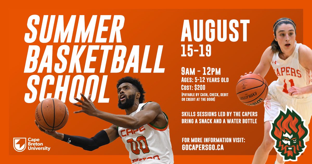 gocapersgo's tweet photo. Basketball camps are almost here. Who is excited? 
Register now https://t.co/psuEJPJnDe

@cbuniversity @BasketballCB @CBUAlumni @CAPERSMensBB https://t.co/0mqhztsLMw