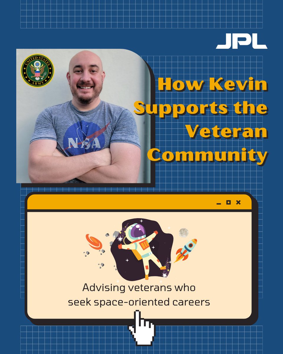 nasajplcareers's tweet photo. Meet Kevin L.R. Horton, Flight Software Engineer. Inspired by the stars since childhood to sharing space facts with his commanding officer, Kevin made it his mission to work in the space sector. https://t.co/oviR4EHqDN 

#MilitaryAppreciationMonth #LifeatJPL https://t.co/XXaCPVlLg7