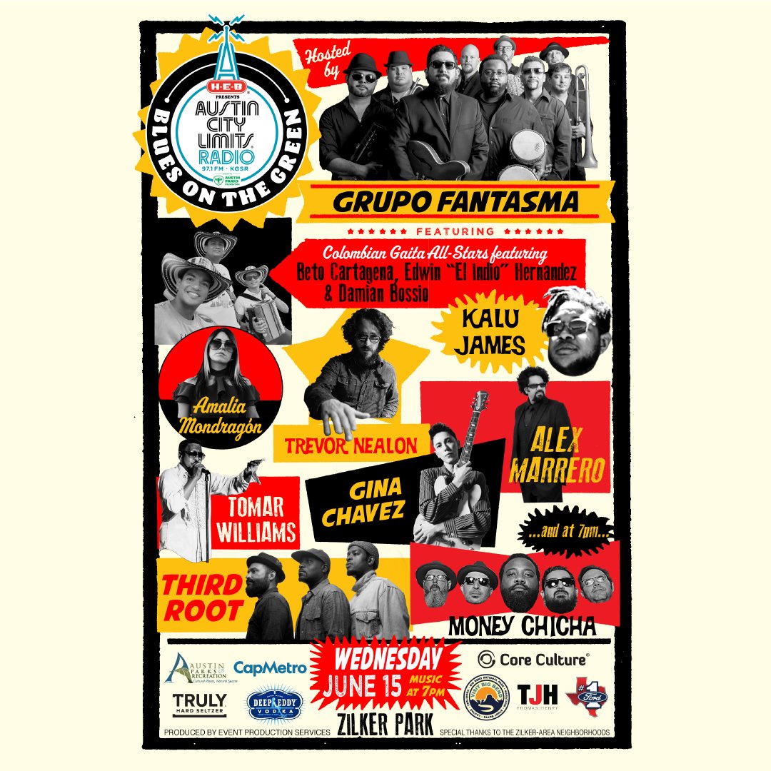 KGSR (@kgsratx) on Twitter photo #BOTG returns to Zilker Park TUESDAY, 6/14 with <a href="/sirwomanmusic/">sirwoman</a>, <a href="/zachperson/">Zach Person</a> & <a href="/_Sneakypeaches_/">Sneaky Peaches and the Fuzz</a>! 🎶 Then join us WEDNESDAY, 6/15 for round 2 hosted by <a href="/grupofantasma/">Grupo Fantasma</a>! See performances by @ginachavez, <a href="/ThirdRootMusic/">Third Root</a>, <a href="/MusicMarrero/">Alex Marrero</a> + more! Presented by <a href="/HEB/">H-E-B</a>: ow.ly/ko8K50JlZR6 #BOTG returns to Zilker Park TUESDAY, 6/14 with <a href="/sirwomanmusic/">sirwoman</a>, <a href="/zachperson/">Zach Person</a> & <a href="/_Sneakypeaches_/">Sneaky Peaches and the Fuzz</a>! 🎶 Then join us WEDNESDAY, 6/15 for round 2 hosted by <a href="/grupofantasma/">Grupo Fantasma</a>! See performances by @ginachavez, <a href="/ThirdRootMusic/">Third Root</a>, <a href="/MusicMarrero/">Alex Marrero</a> + more! Presented by <a href="/HEB/">H-E-B</a>: ow.ly/ko8K50JlZR6