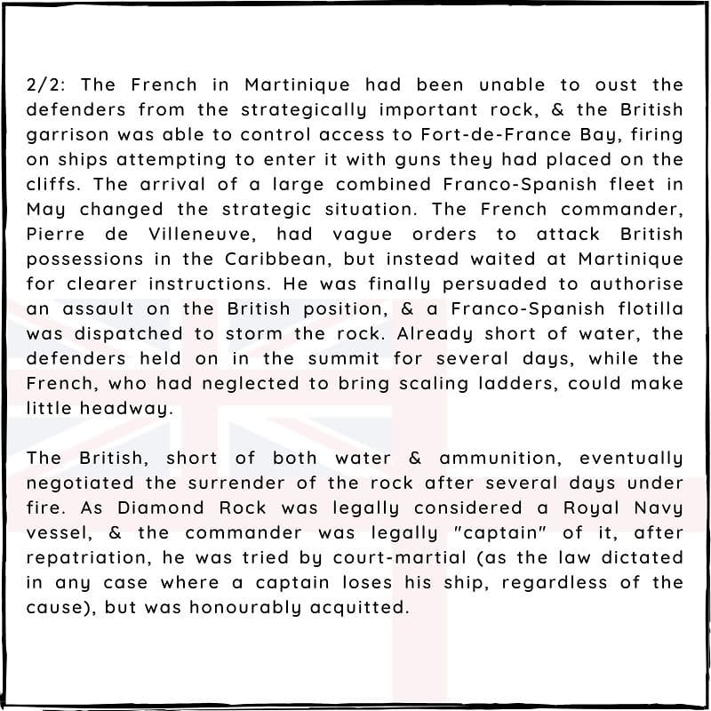 BritishHistorym's tweet photo. #otd 31 May 1805 – French and Spanish forces begin the assault against British forces occupying Diamond Rock.

#Royalnavy #Britishhistory #DiamondRock #NaopleonicWars https://t.co/RSEwXRgMgr