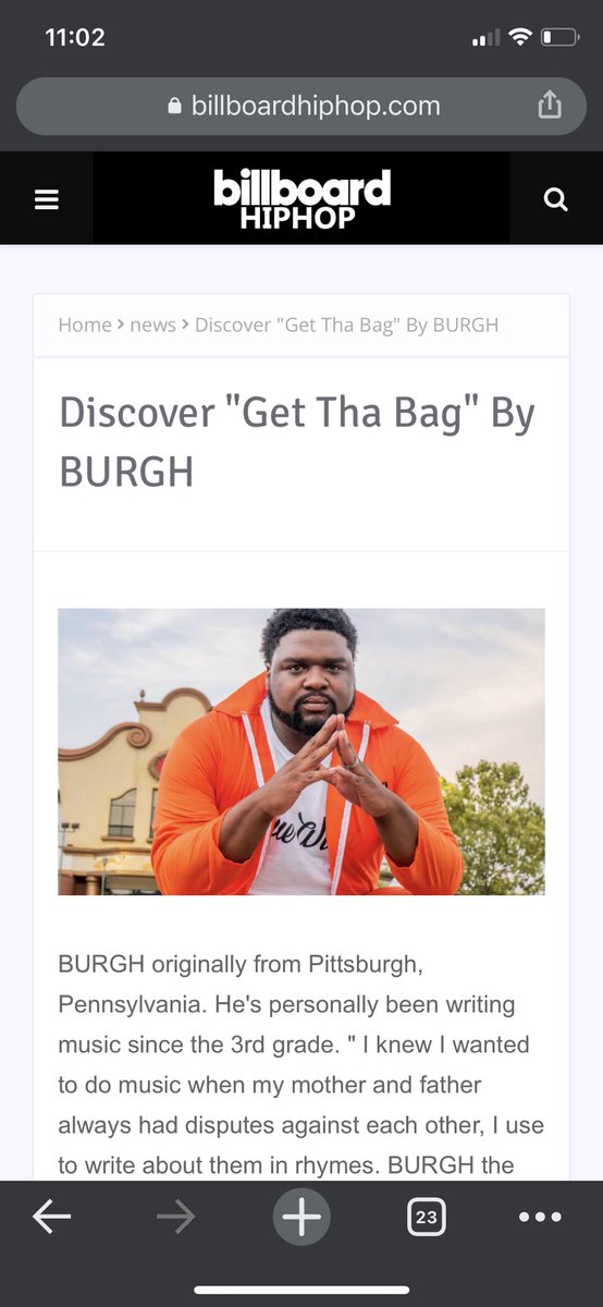 TheRealBURGH's tweet photo. You ever get that feeling, that something BIG is gonna happen? Thank you @billboardhiphop
#BURGH #pittsburgh #billboardhiphop #xxlfreshman #blog #icon #goat #music #album #influencer #joshfromync #fromthebottomup #verifiedaccount #radio #takeover #newyorkcity #losangeles #atl https://t.co/d4VfOnIFpD