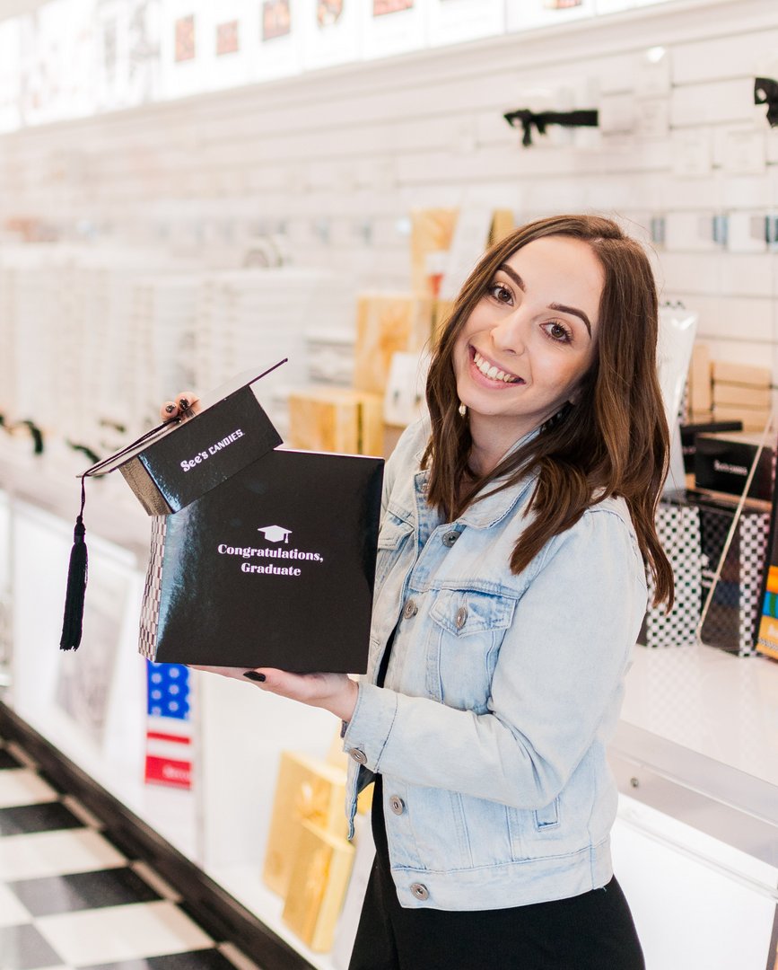 RocklinShopping's tweet photo. Graduation season calls for sweet gifts from See's Candies! Shop now at Rocklin Crossings. https://t.co/GPyzWaJJaJ
