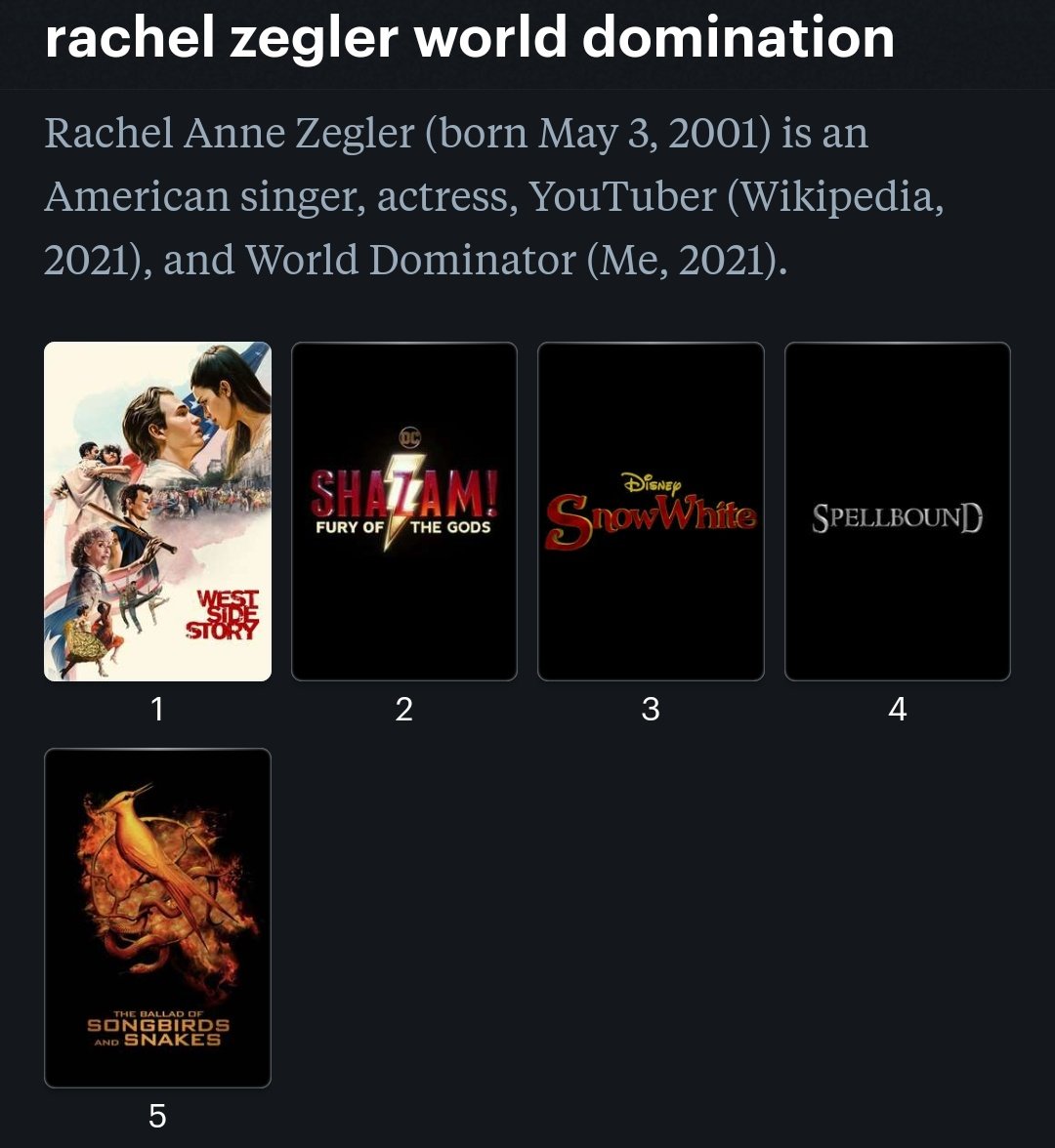 westsidesorry's tweet photo. the rachel zegler world domination continues https://t.co/D5Cuj85aPx