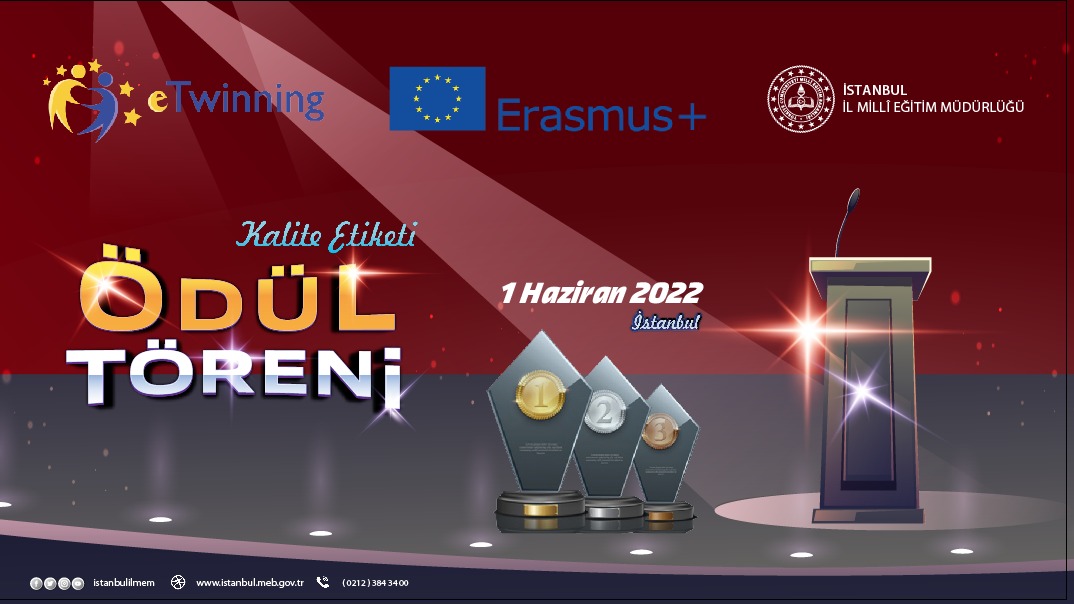 istanbulilmem's tweet photo. 💫İl Millî Eğitim Müdürlüğümüz eTwinning Kalite Etiketi Ödül Töreni gerçekleşecek.

🗓️ 31 Mayıs Salı /Bugün 
🗓️ 1 Haziran Çarşamba /Yarın

@tcmeb @memleventyazici https://t.co/yKmmlCZ3ml