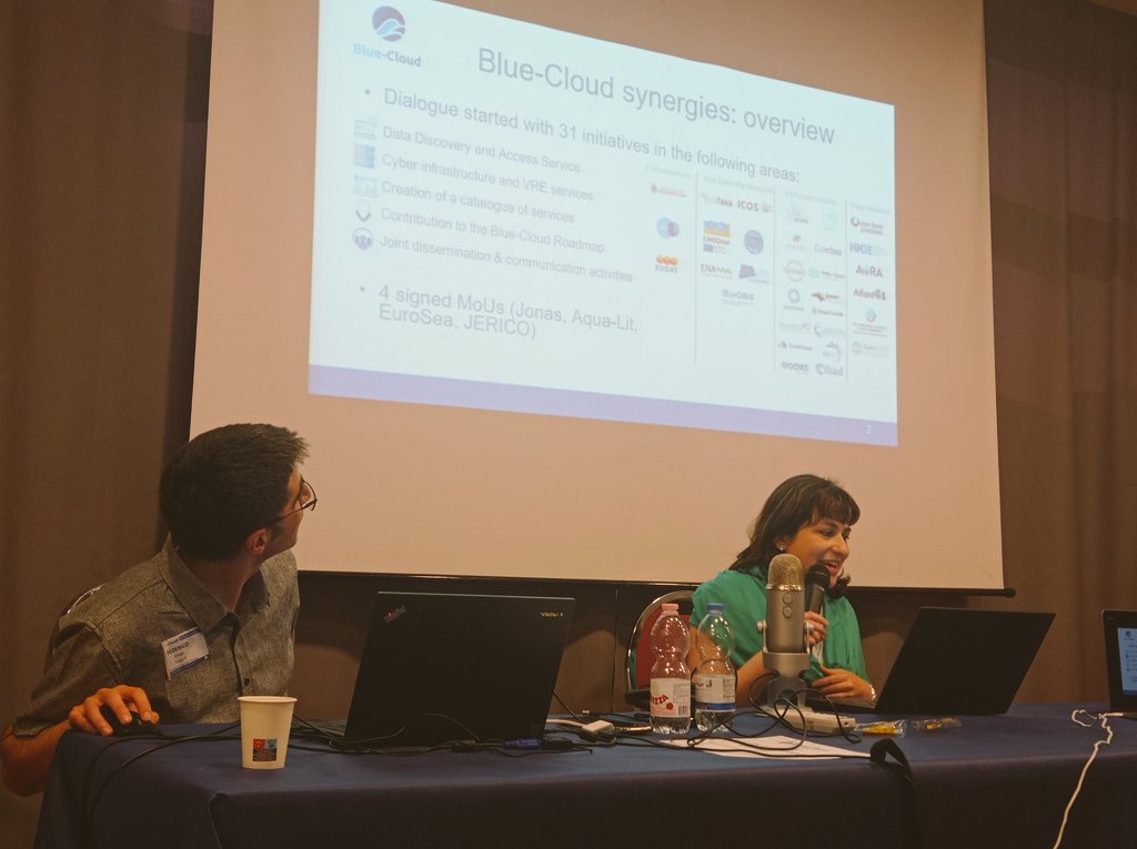 We have been establishing more than 20 synergies from the #marineresearch #blueeconomy #openscience with different #dataproviders & #researchinfrastructures through #BlueCloud services and communication activities. Together towards an innovative and #sustainable #oceans