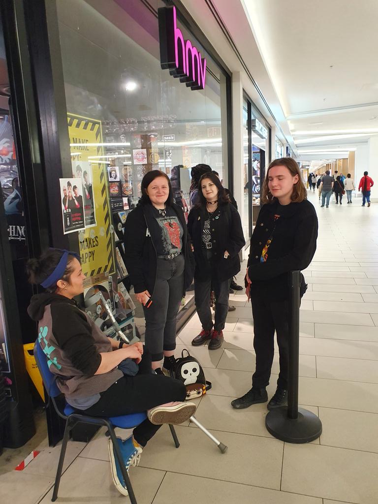 hmvNottingham's tweet photo. The que is already starting to build for our @ASITISofficial instore signing!! #asitis #carasexcited #instoresigning #hmvlovesmusic https://t.co/b8x8pWPi1a