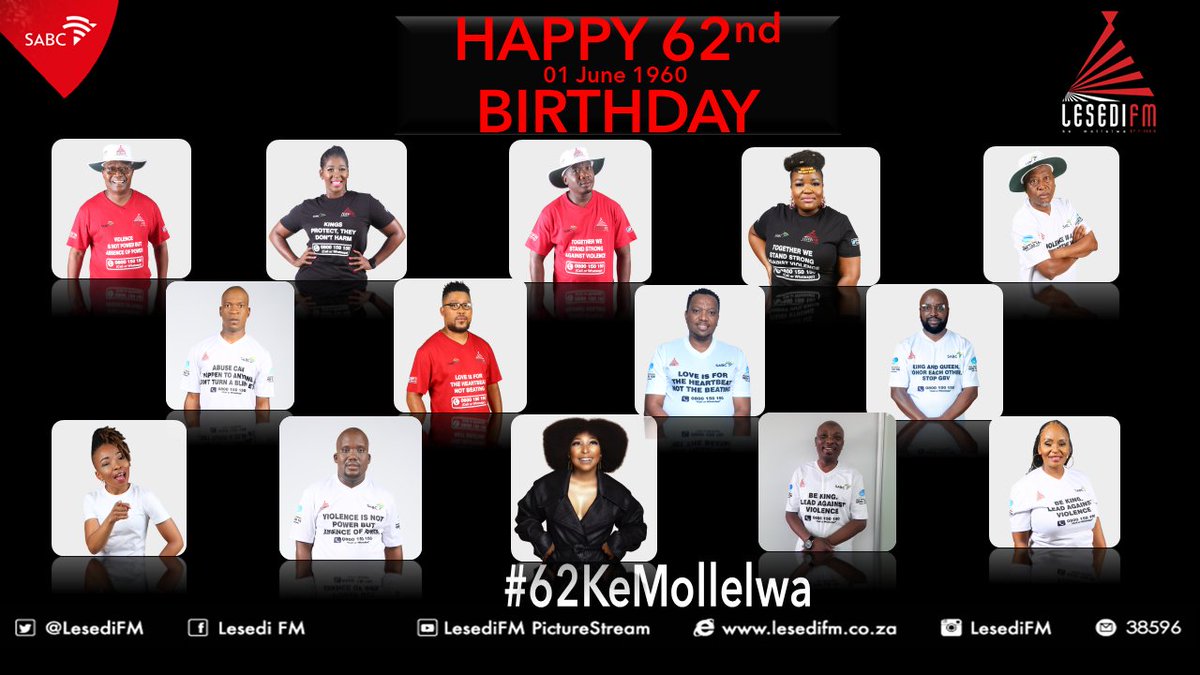LesediFM's tweet photo. Halala Lesedi FM. Re keteka dilemo tse masome a tsheletseng e metso e mmedi. #62KeMollelwa https://t.co/yHvU1AKKqp