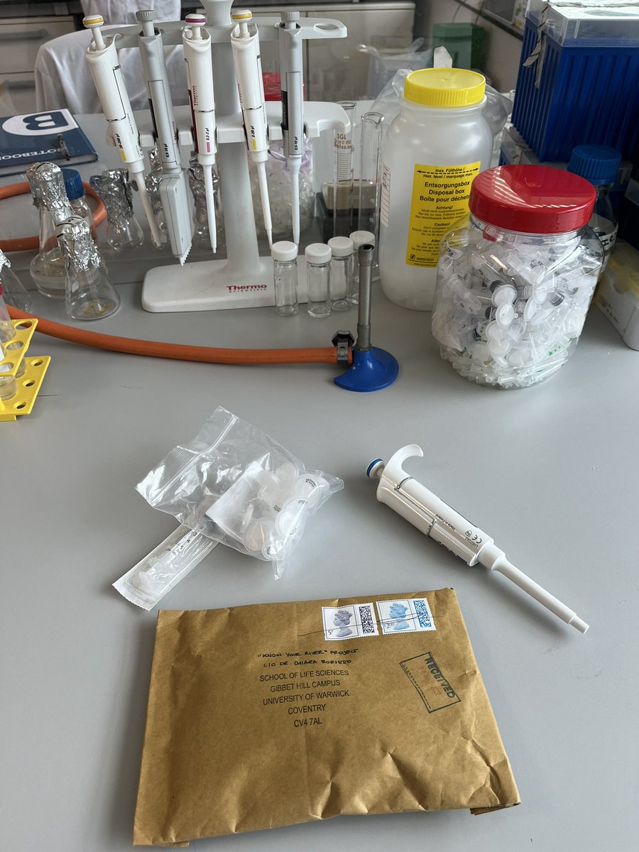 First samples are back! 🎉 Thanks to our citizen scientists for their help! If you haven’t requested your kit yet, there is still time! warwick.ac.uk/knowyourriver