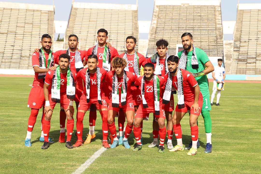 les_ltt's tweet photo. بداية المباراة ⏱️ بين منتخبنا الوطني الأولمبي 🇹🇳🦅 و شقيقه الفلسطيني الشقيق 🇵🇸❤️ بالملعب الأولمبي بالمنزه 🏟😍🇹🇳❤️🇵🇸

📸 PFA

#TUNPAL 🇹🇳🇵🇸
#ENOlympiqueU23
#FRIENDLYMATCH
#TEAMTUNISIA 🌶 https://t.co/wN9CsRyble