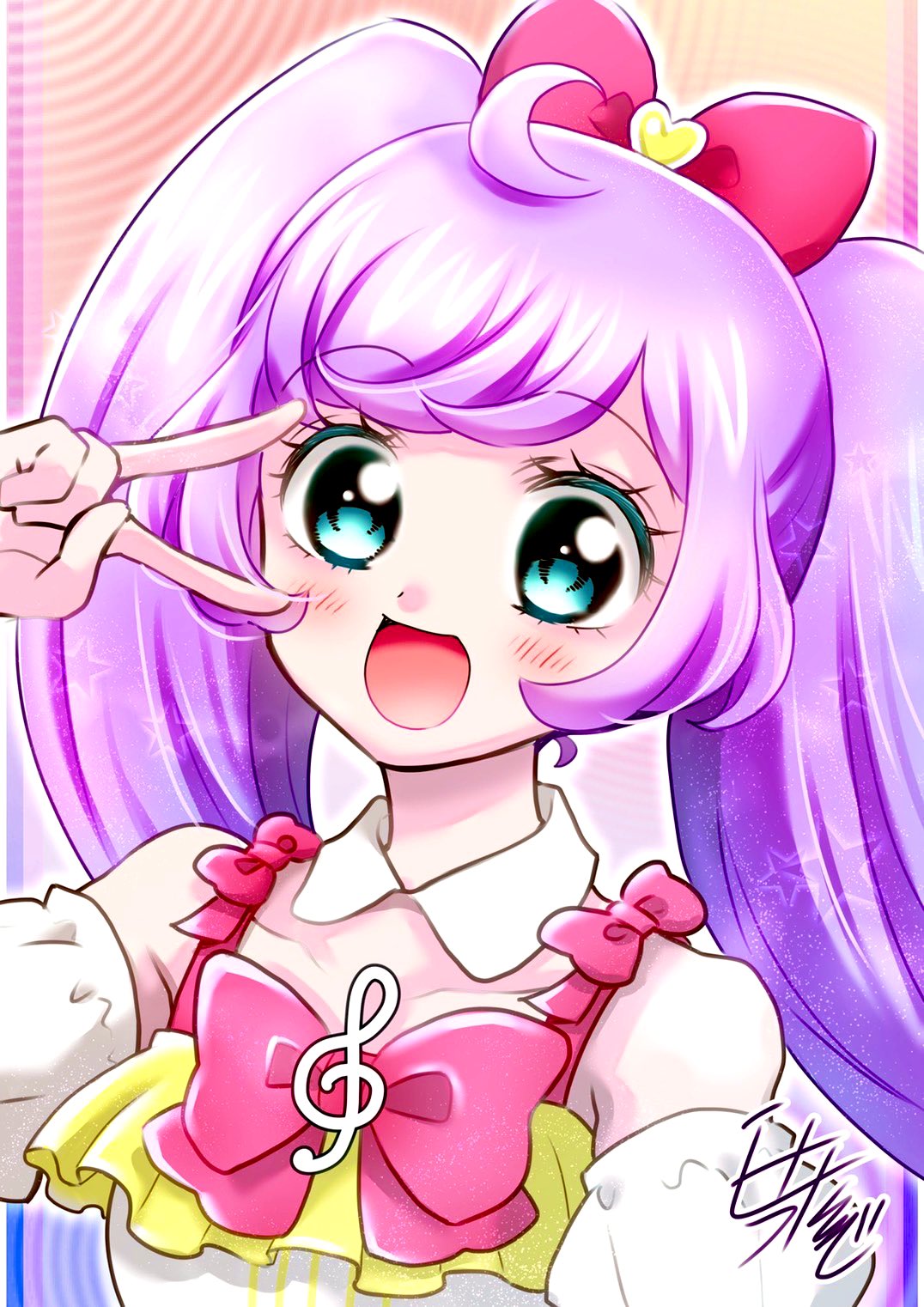 Amazon.co.jp: プリパラ ミニ色紙複製サイン付き 真中らぁら