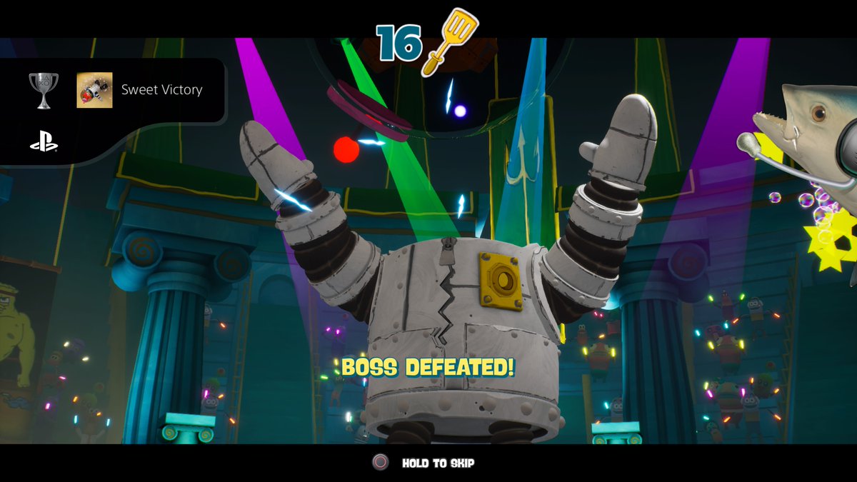 SplitFinger85's tweet photo. SpongeBob SquarePants: Battle For Bikini Bottom - Rehydrated
Sweet Victory (SILVER)
#PlayStationTrophy #PS5Share, #SpongeBobSquarePantsBattleForBikiniBottomRehydrated https://t.co/3IBYlxrQPD