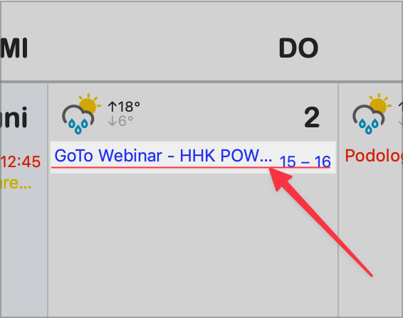 confluencepoint's tweet image. @busymac Could you move the description and the time to the same line height? #busycal