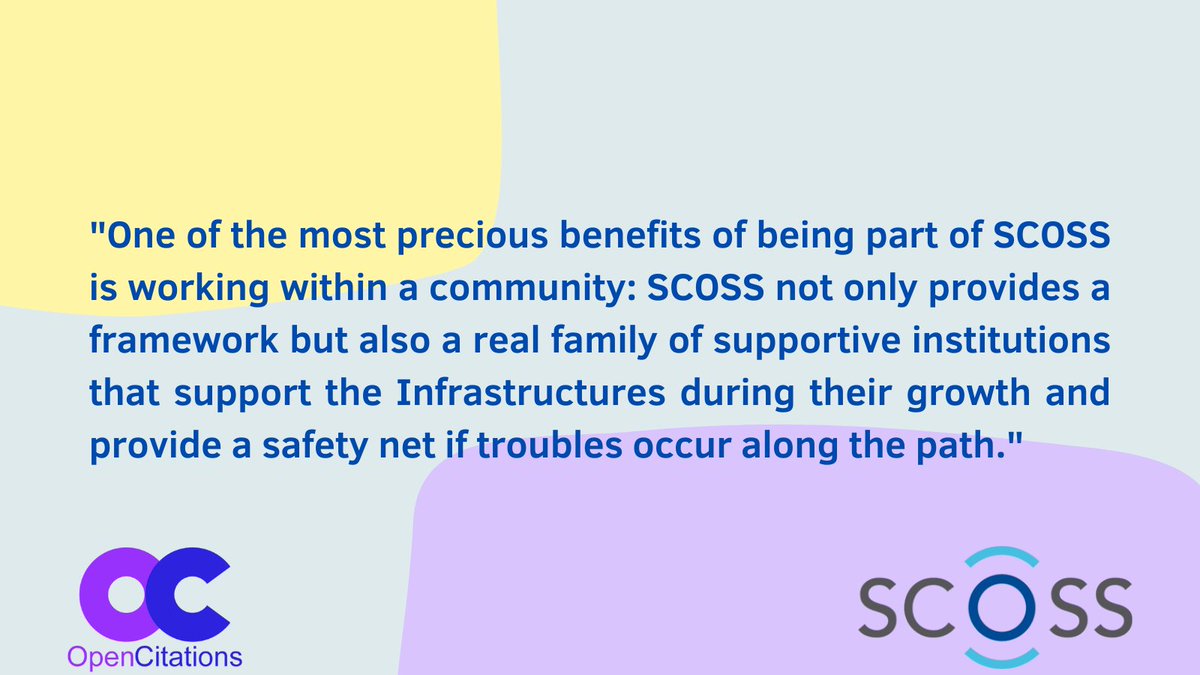 opencitations's tweet image. The OpenCitations 2021 report to @scossfunding  is now available in the #SCOSS May newsletter! Read more about the successful developments that the second year of collaboration within the SCOSS family brought with it on #OpenCitationsBlog: 
opencitations.wordpress.com/2022/05/31/str…