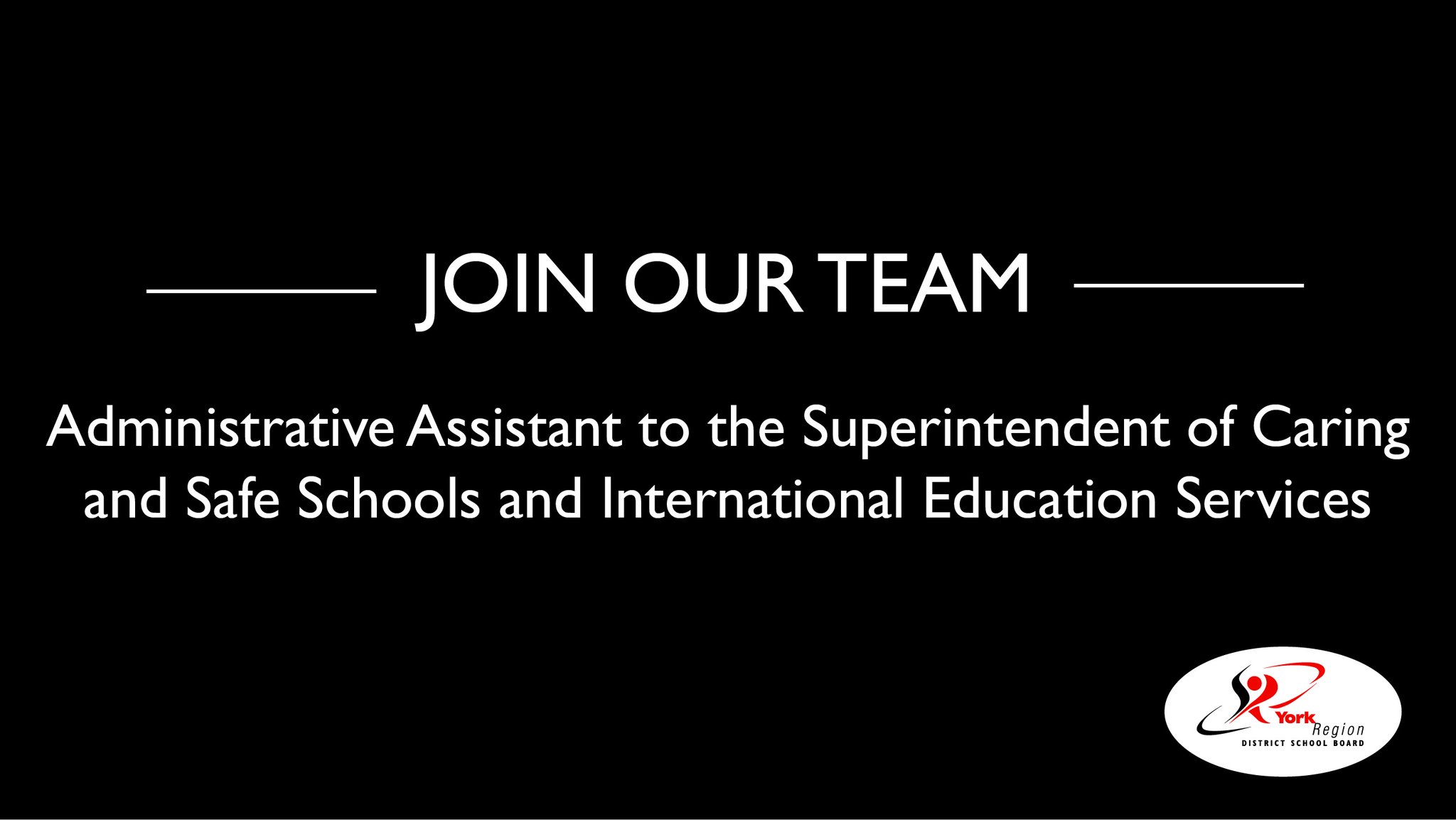 York Region DSB on Twitter join the YRDSB team as the