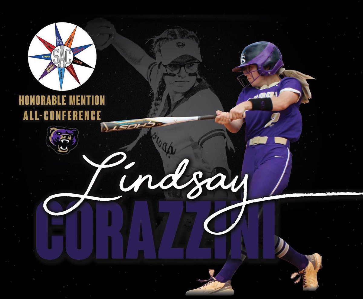 WSHS Softball (@ws_softball) on Twitter photo Seminole Athletic Conference
🥎All-Conference Team🥎
1st Team- OF: <a href="/amberdaughertyy/">Amber Daugherty</a>
2nd Team- INF: <a href="/cox_micky/">McKenzie Cox 2024</a>
Honorable Mention: Ashlyn Storms & <a href="/linda_sayyyy/">Lindsay Corazzini</a>
Congrats ladies!! 💜🐻
<a href="/WSBearAthletics/">WINter spRINGS ATHLETICS</a> Seminole Athletic Conference
🥎All-Conference Team🥎
1st Team- OF: <a href="/amberdaughertyy/">Amber Daugherty</a>
2nd Team- INF: <a href="/cox_micky/">McKenzie Cox 2024</a>
Honorable Mention: Ashlyn Storms & <a href="/linda_sayyyy/">Lindsay Corazzini</a>
Congrats ladies!! 💜🐻
<a href="/WSBearAthletics/">WINter spRINGS ATHLETICS</a>