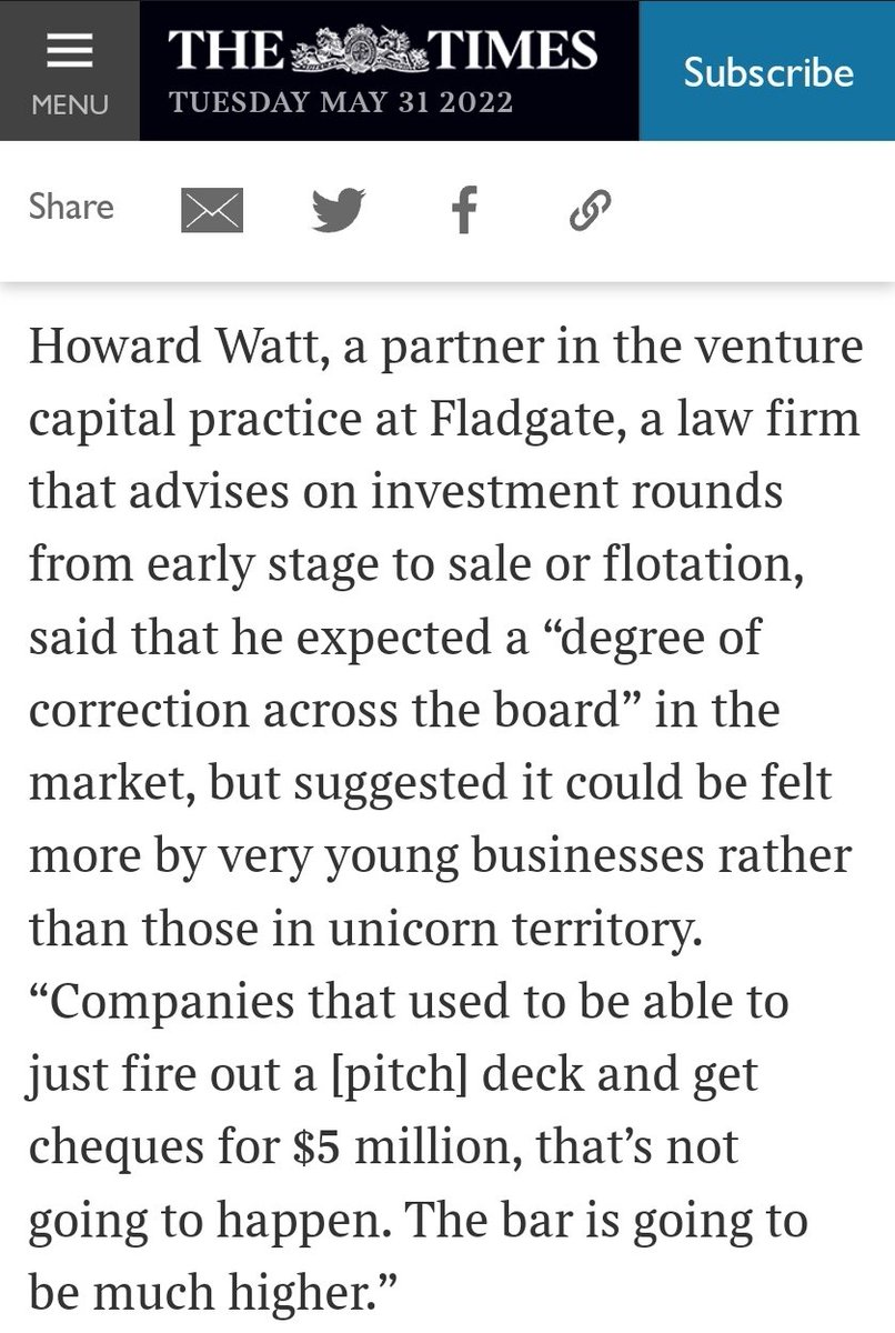BRB gonna change my linkedin bio to say "Thought Leader"
#tech <a href="/thetimes/">The Times and Sunday Times</a> <a href="/fladgatelaw/">Fladgate LLP</a>