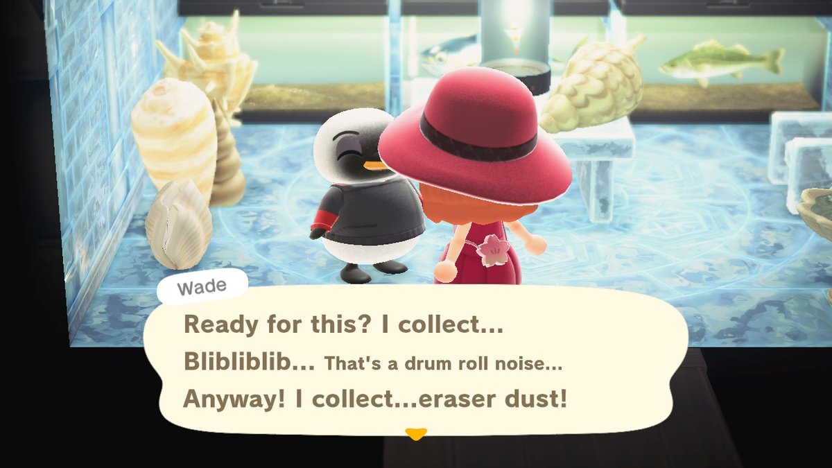 IslandofMeridia's tweet photo. Wade's so cute!!! (Also: a little gross)

#acnh #animalcrossing #animalcrossingnewhorizons https://t.co/T1L0Ciy8aE