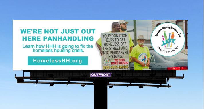HHHomeless's tweet photo. If you see these folks, they are not panhandling. They are working for and with us at Homeless Helping Homeless towards a greater goal of unifying the community and getting as many people as possible off the street.

Visit https://t.co/zIF2gaLlRC to learn more! 

#homelesshh https://t.co/qJbdiH5Ro4