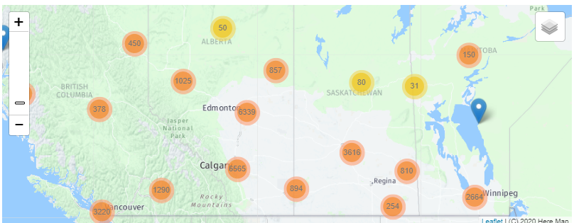 BeforeDig's tweet photo. Digging season is heating up! As you see, requests for locates are coming in from everywhere. It may take locators a bit longer than 3 days to respond in areas with high volumes. Thanks for your patience. #WaitforaResponse #DigSafe #ClickBeforeYouDig https://t.co/6oWmYPYs96