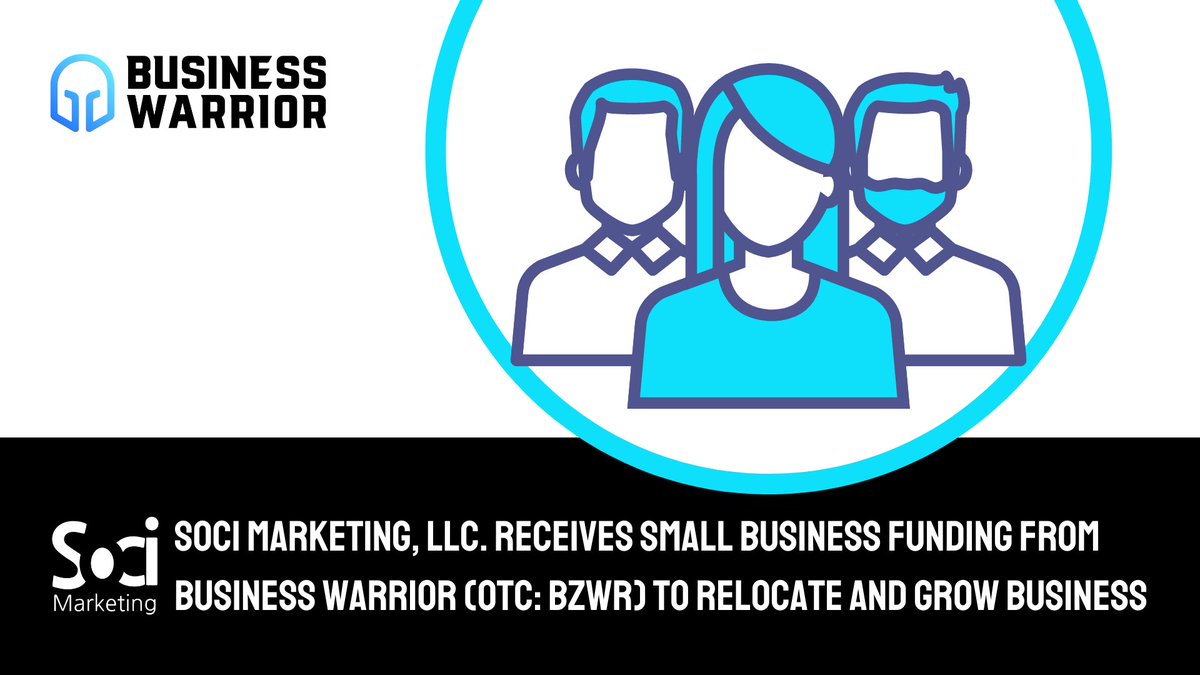 getsoci's tweet photo. Thank you to @BIZWarriorLIFE for helping us relocate and grow our business!

We're relocating our operations from Central Florida to Southern California. Check out today's press release for all the details: https://t.co/eLZiBCYkeC

#marketing #smallbusiness $BZWR https://t.co/yMIId76pFX