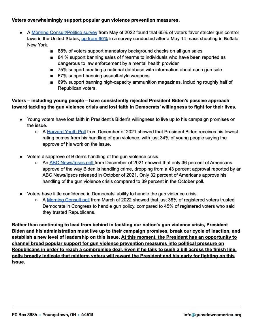 igorvolsky's tweet image. 5 steps @POTUS can take to show leadership on the gun violence crisis