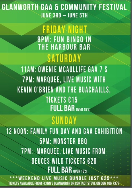 glanworthgaa's tweet photo. Glanworth Festival 1982 vs Glanworth Festival 2022

Buy tickets for this year's festival main events here:

https://t.co/1CJk9ei66y

Plenty of free events throughout the weekend! https://t.co/JKlbi7RnnU