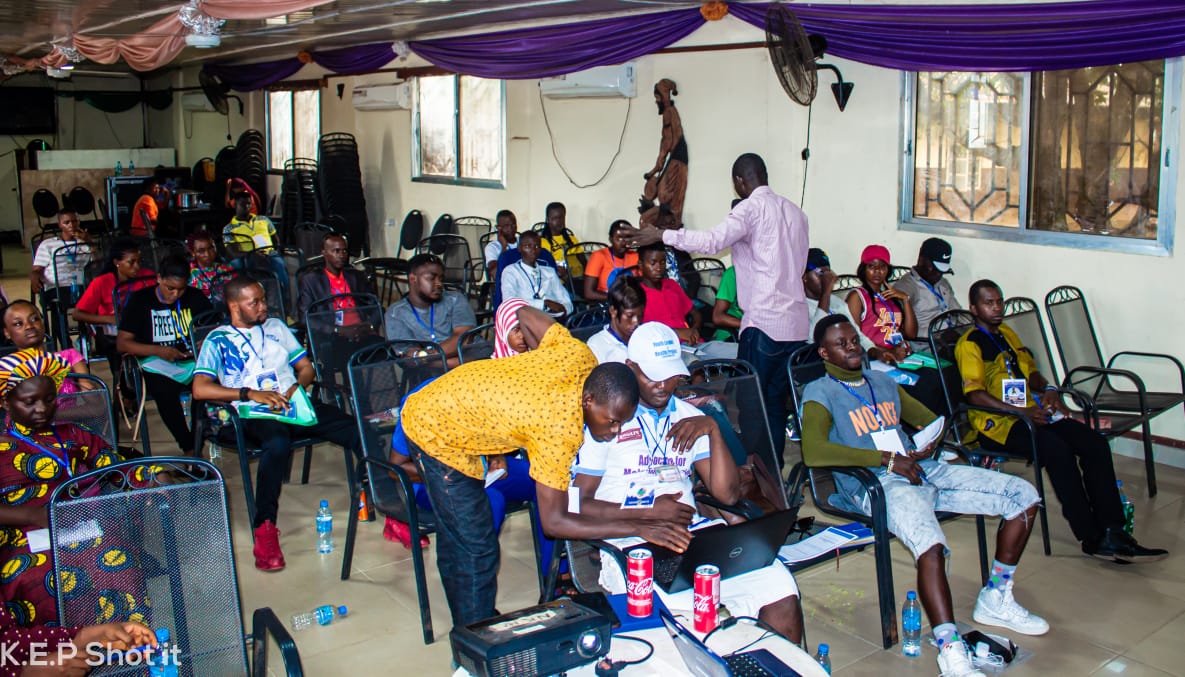 fodaysoriek's tweet photo. We are setting the stage and changing the narratives. Young people taking action to end Malaria and NTDs by 2030.
Second Edition of the Youth Universal Health Coverage Training Summit 2022 was successful.
#Zero Malaria Starts with me
#Malaria e don wan dae na mi hand https://t.co/WycEqVQALL