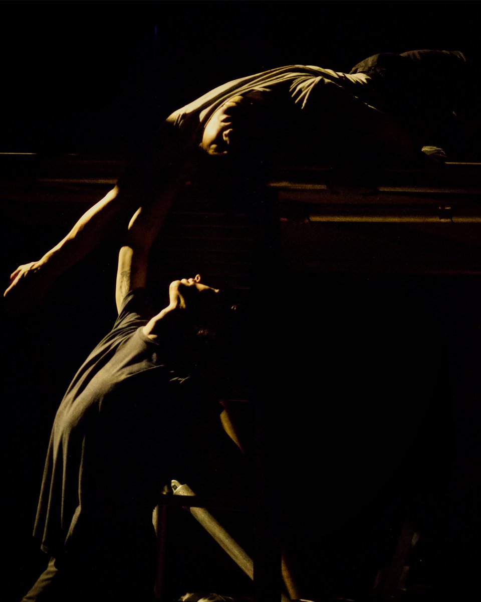 new work. Dancers Edd Arnold & Alex Thirkle Lighting Design @rjs_ld Photo: Dana Fouras
