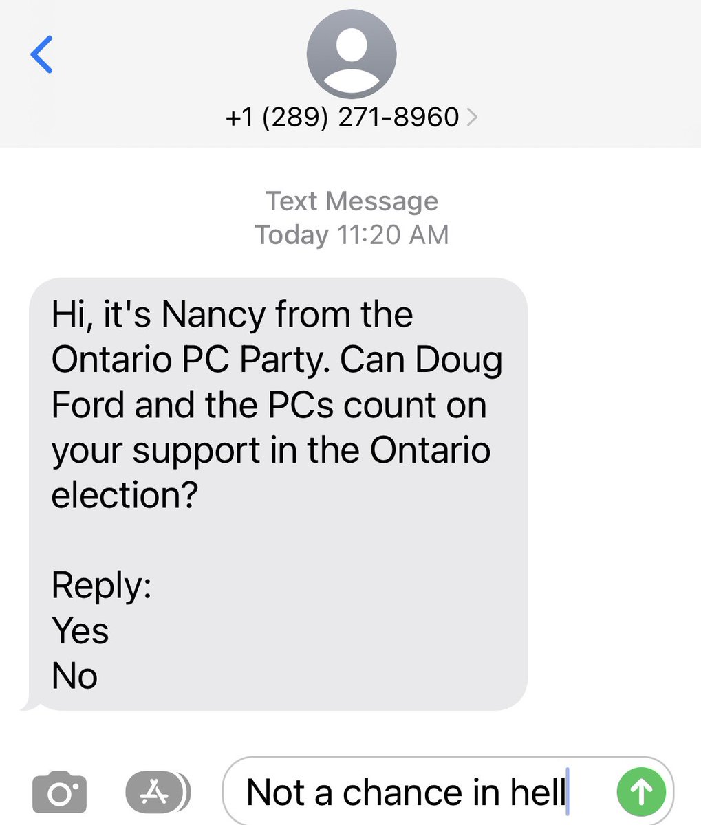 glennham1's tweet photo. Beat it “Nancy” #OntarioElection2022 #onpoli https://t.co/CQ0a6CzjYf