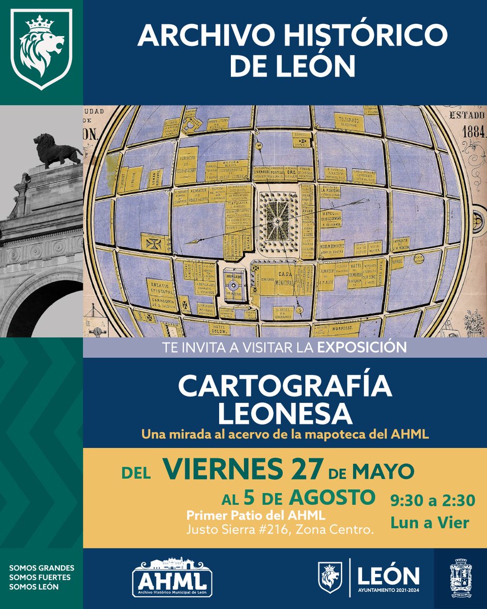 En la Mapoteca del AHML hay diferentes representaciones cartográficas de los Siglo XIX y XX que nos permiten entender las relaciones de la sociedad con su territorio. 
Vista nuestra exposición "Cartografía Leonesa" del 27 de mayo al 5 de agosto. Lunes a viernes de 9:30 a 2:30
