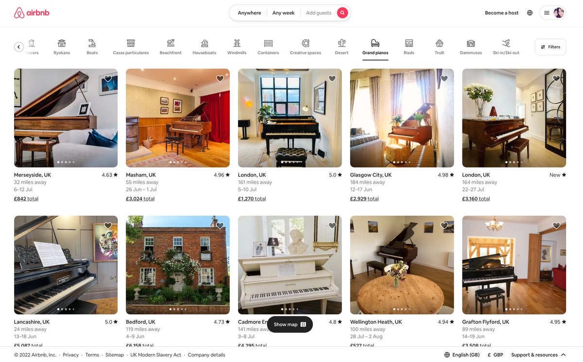 Wow <a href="/Airbnb/">Airbnb</a> I LOVE THESE NEW FILTERS 🤩🎹