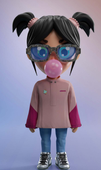 GroovyKoalaOG's tweet photo. @KarafuruNFT I love my #My3DKarafuru because I'm a woman, I wear glasses, and I have black hair. This Emi is me, exactly. Now I just need me some @atmos_usa @HYPEBEAST swag to complete my transformation. Thank you @Jejouw and @KarafuruNFT     #WomeninNFTs https://t.co/b6PtDFYxa9