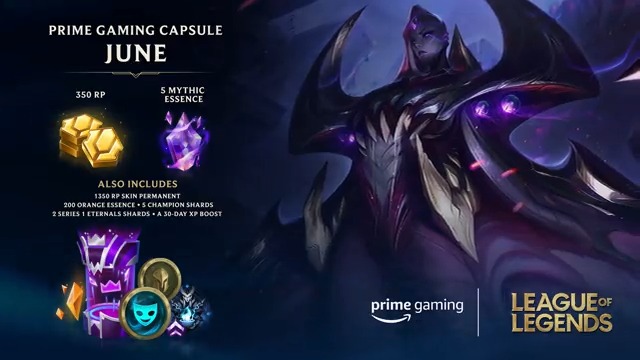 League of Legends: August Prime Gaming details and rewards - Not A