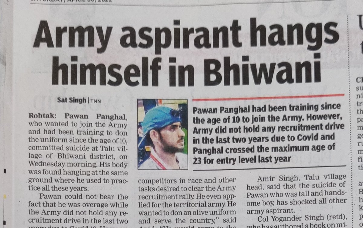 AjaypalArty's tweet photo. @IGuruPrakash kia hua aap hamari madat karne vale thena.... Tv pe bss badi badi bate hi aati ha kia...
#Justicefordefencestudents
#ArmyExam
#ArmyBharti
#airforceresultdo
@RahulGandhi https://t.co/eW4kdos2S4