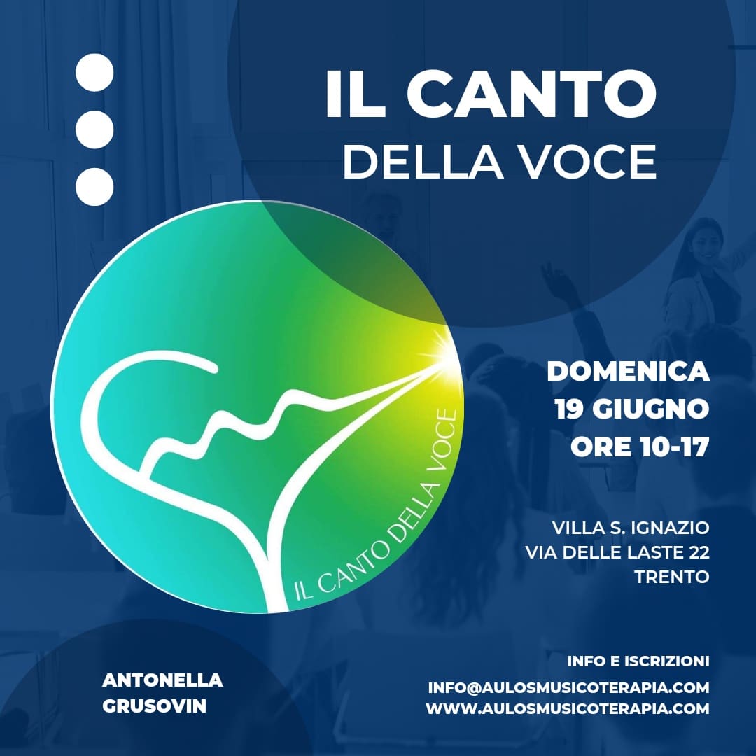 ApsAulos's tweet photo. Domenica 19 giugno Antonella Grusovin condurrà un seminario imperdibile su voce e vocalità, dedicato a chiunque voglia approfondire le proprie potenzialità espressive e comunicative
📅 19/06, ore 10-17 (6 ore)
📍Via delle Laste 22, Trento
➡️ info@aulosmusicoteapia.com https://t.co/9ooN918qTc