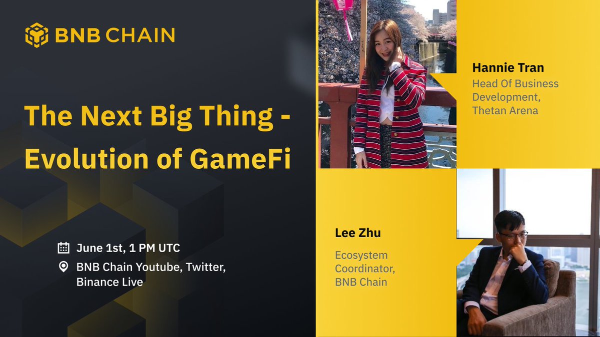 dApp Stars May AMA Series continues tomorrow with <a href="/ThetanArena/">Thetan Arena</a> hosted by <a href="/0xLZ3/">Lee Zhu</a> 🤩

The Next Big Thing - Evolution of GameFi
📅June 1
⏰13:00 UTC
📍youtube.com/watch?v=dksm9b…