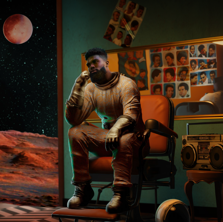 oxs127's tweet photo. just a few snippets project by @afrofutureai these NFTs are genuinely beautiful been waiting for them to popup on @brave's new tab background and they'll be dropping tomorrow #AfrofutureDropDay ๐โ๐ https://t.co/ioWtvemnNs