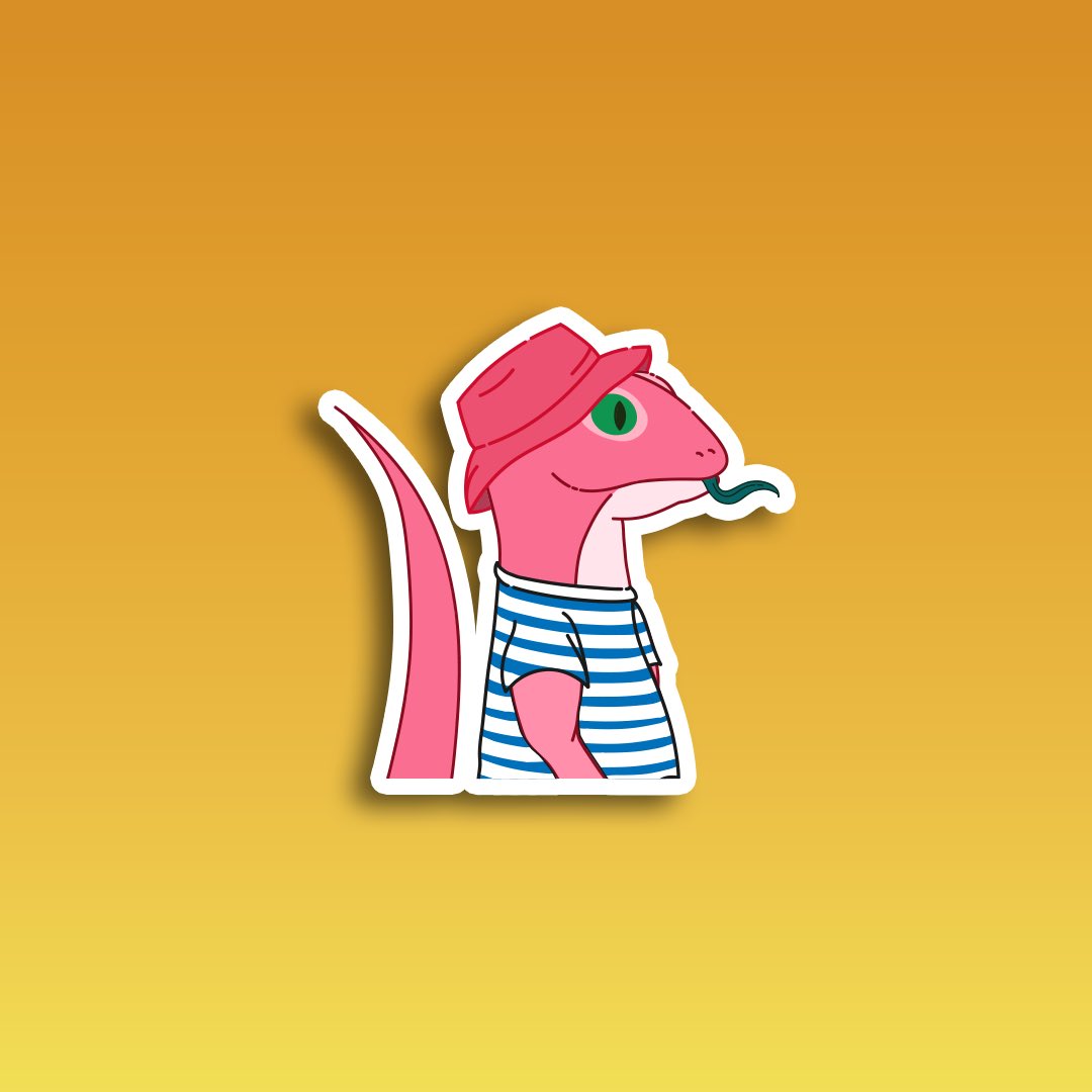 LarrytheLizard_'s tweet photo. Get a custom sticker of your Larry when you buy a Larry the Lizard NFT! ๐ฆ
#larrythelizard #nft
Go get your Larry at https://t.co/Cpz4aTLitG https://t.co/6dGR0H1ADP