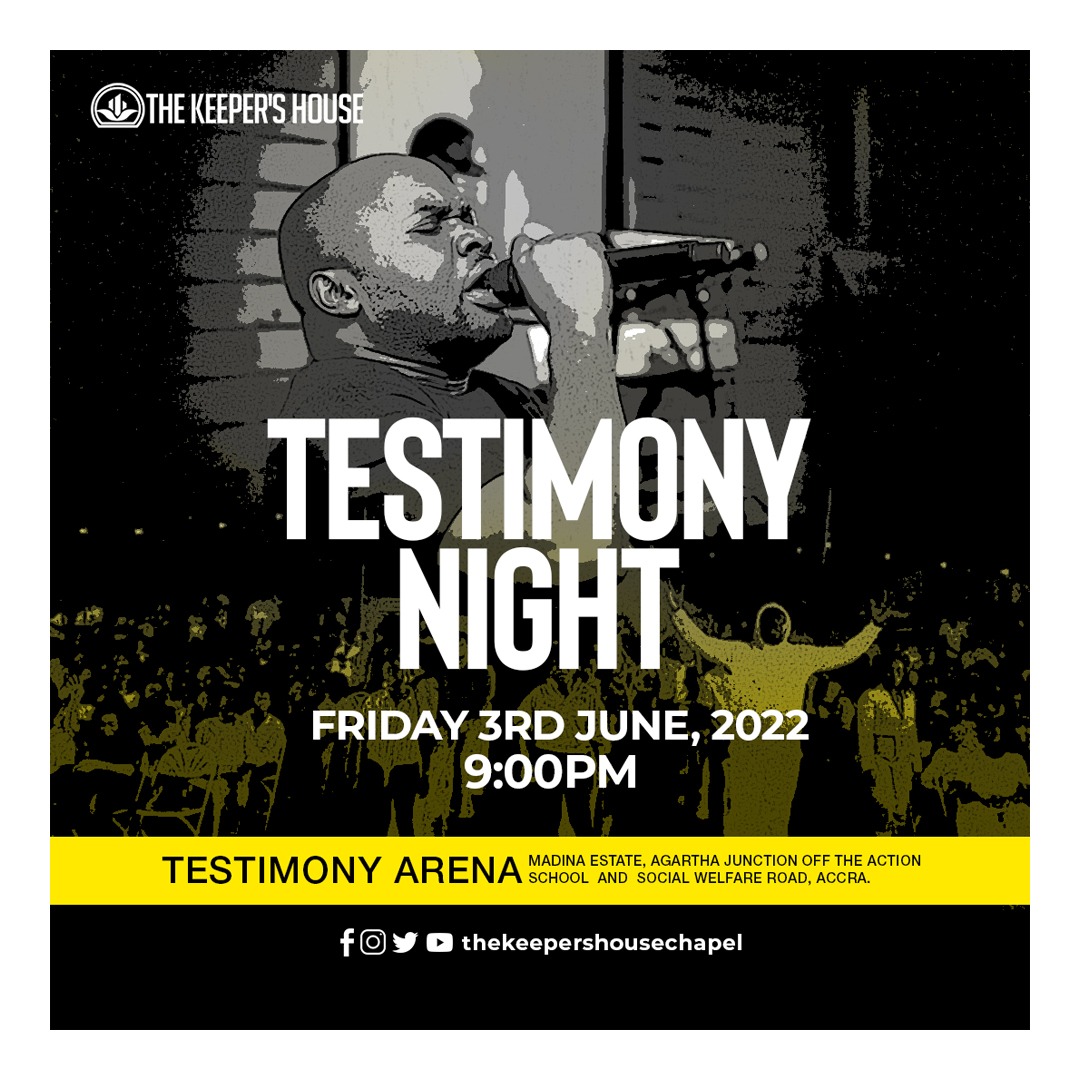 Thekeepershouse's tweet photo. Testimony Night is here again. The first Friday of June, come let us gather at the altar of prayer and receive help from God.
#TestimonyNight
#Salvation2022
#GodwillSaveUs https://t.co/wCevA6VGRq